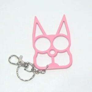 Pink Kitty Cat Ear Self Defense Keychain Bottle Opener 🔑🐱